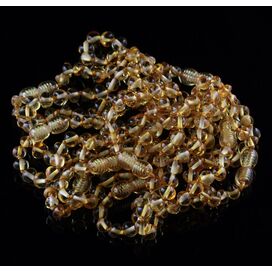 10 Honey BAROQUE Baltic amber teething bracelets 16cm
