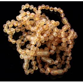 10 Raw Honey BAROQUE Baltic amber teething bracelets 15cm