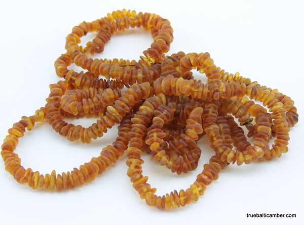 10 Raw NUGGETS Baltic amber adult strech bracelets