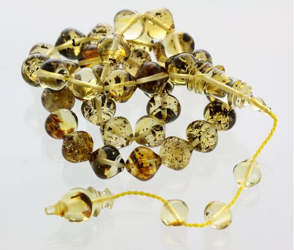 Islamic 33 Drops Baltic amber Prayer beads