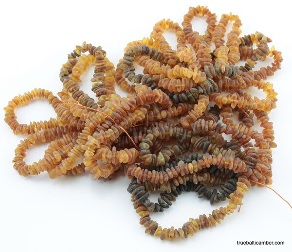 26 Raw NUGGETS Baltic amber adult strech bracelets