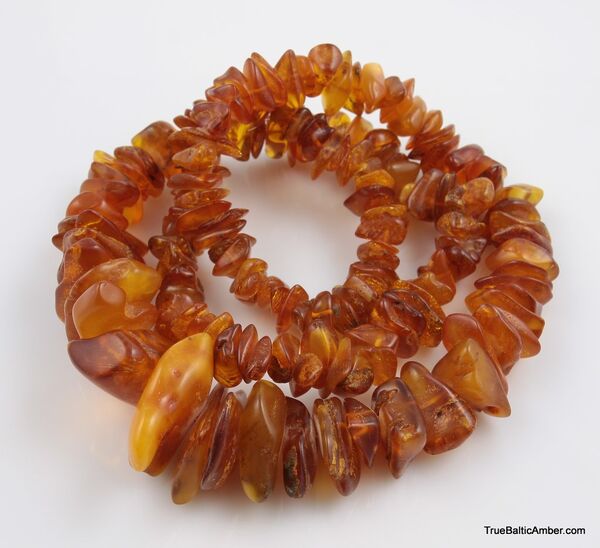 Large Vintage Baltic amber necklace 28in