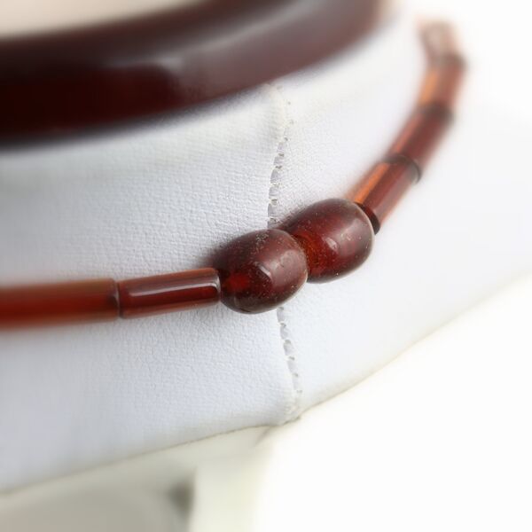 Elegant Baltic amber necklaces collar 44cm