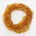 10 Honey BAROQUE teething Baltic amber necklaces 32cm