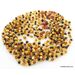 10 Multi BAROQUE beads Baltic amber adult necklaces 21in