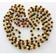 5 Raw Multi BAROQUE Baltic amber adult necklaces 55cm