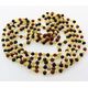 5 Raw Multi BAROQUE beads Baltic amber adult necklaces 55cm