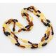 3 BEANS n NUGGETS Baltic amber necklaces 48cm