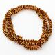 3 Multi CHIPS Baltic amber necklaces 47cm