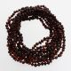 10 Ruby BAROQUE teething Baltic amber necklaces 33cm