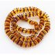 Multi BUTTONS Baltic amber necklace 22in